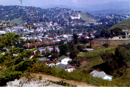 View from 921 Montecito Drive, circa 1955